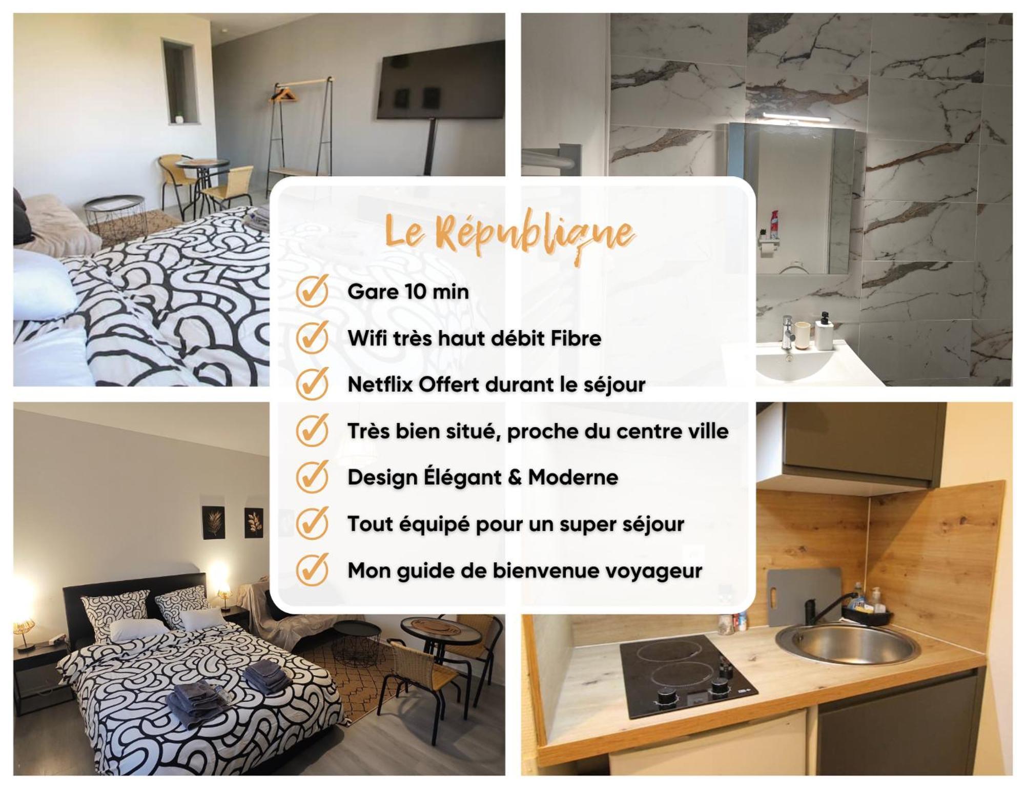 Le Republique Grand Studio Wi-Fi / Netflix Angoulême Extérieur photo